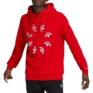 Adidas Men's Red Hoodie
